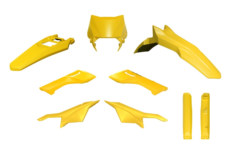 KIT PLASTICHE 6 PZ GIALLO SUZUKI SUR-RON